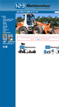 Mobile Screenshot of 123machineverhuur.nl